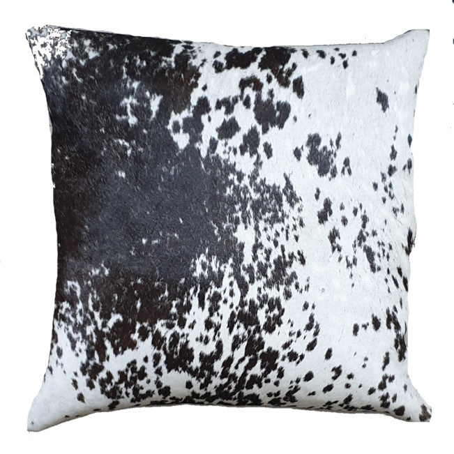 Salt and Pepper Cowhide Cushion Cover 45cm x 45cm