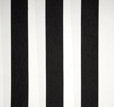 Sunbrella Cabana Black and White Stripe Outdoor Cushion Cover