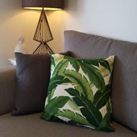 Tommy Bahama Green Tropical Palms outdoor cushion cover