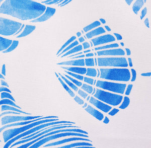 Blue Seashells Outdoor Cushion Cover