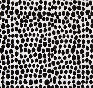 Black and White Spots Outdoor Cushion Cover