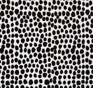Black and White Spots Outdoor Cushion Cover