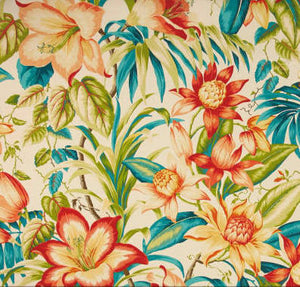Tommy Bahama outdoor botanical glow tiger lilly fabric