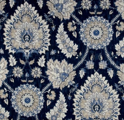 Waverly Castleford Indigo Duck Fabric per meter