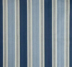 Waverly Spotswood Stripe Porcelain Fabric per meter