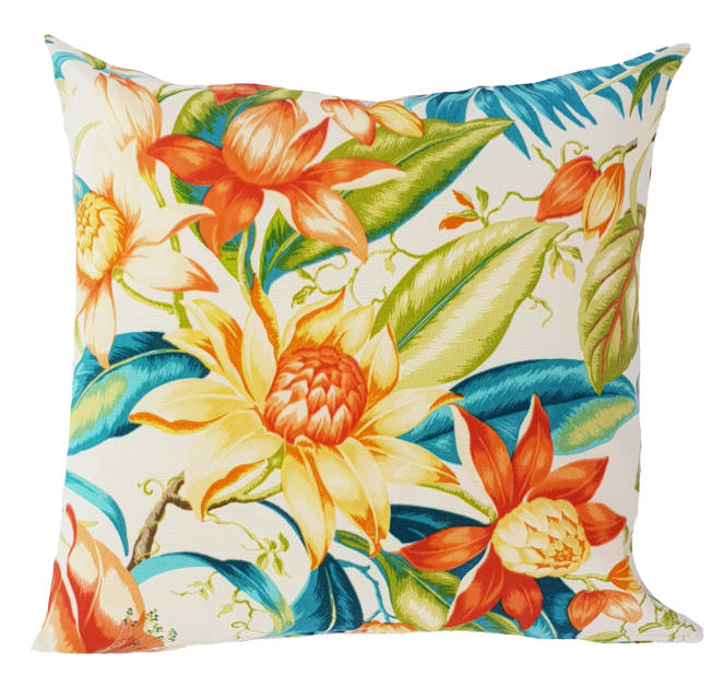 Floral Golden Glow Indoor/Outdoor Cushion Cover