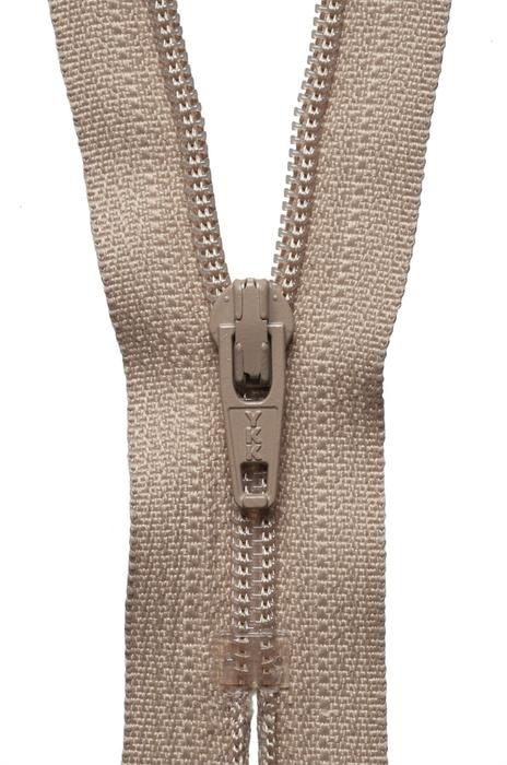 YKK Nylon 40cm (16") Beige # 3 Closed End Zipper (Colour 573)